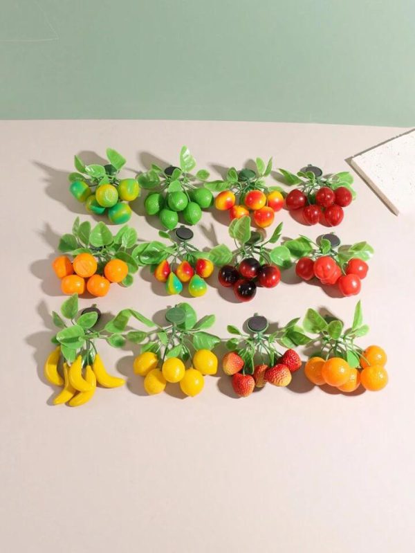 Fruits Bunch Magnets For Decore Home Office Shops ..(6 Bunch Set)