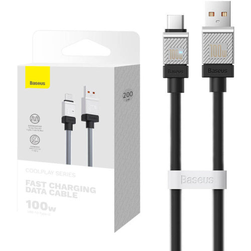 Baseus CoolPlay Series Fast Charging Cable USB to Type-C 100W – 1m Black