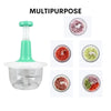 Manual Hand Push Chopper/multifunctional Hand Pat Chopper And Mixer/press Cutter Vegetable Meat Grinder 1.5 Liter ( Random Color)