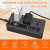 Aspor A503 Power IQ Strip With Off Timer & 5 USB Port