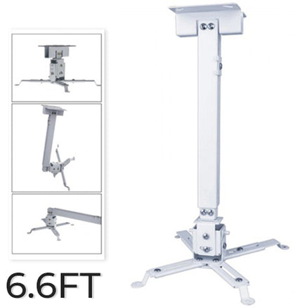 PROJECTOR CEILING MOUNT KIT (SQUARE TYPE) STAND 6.6FEET 2M
