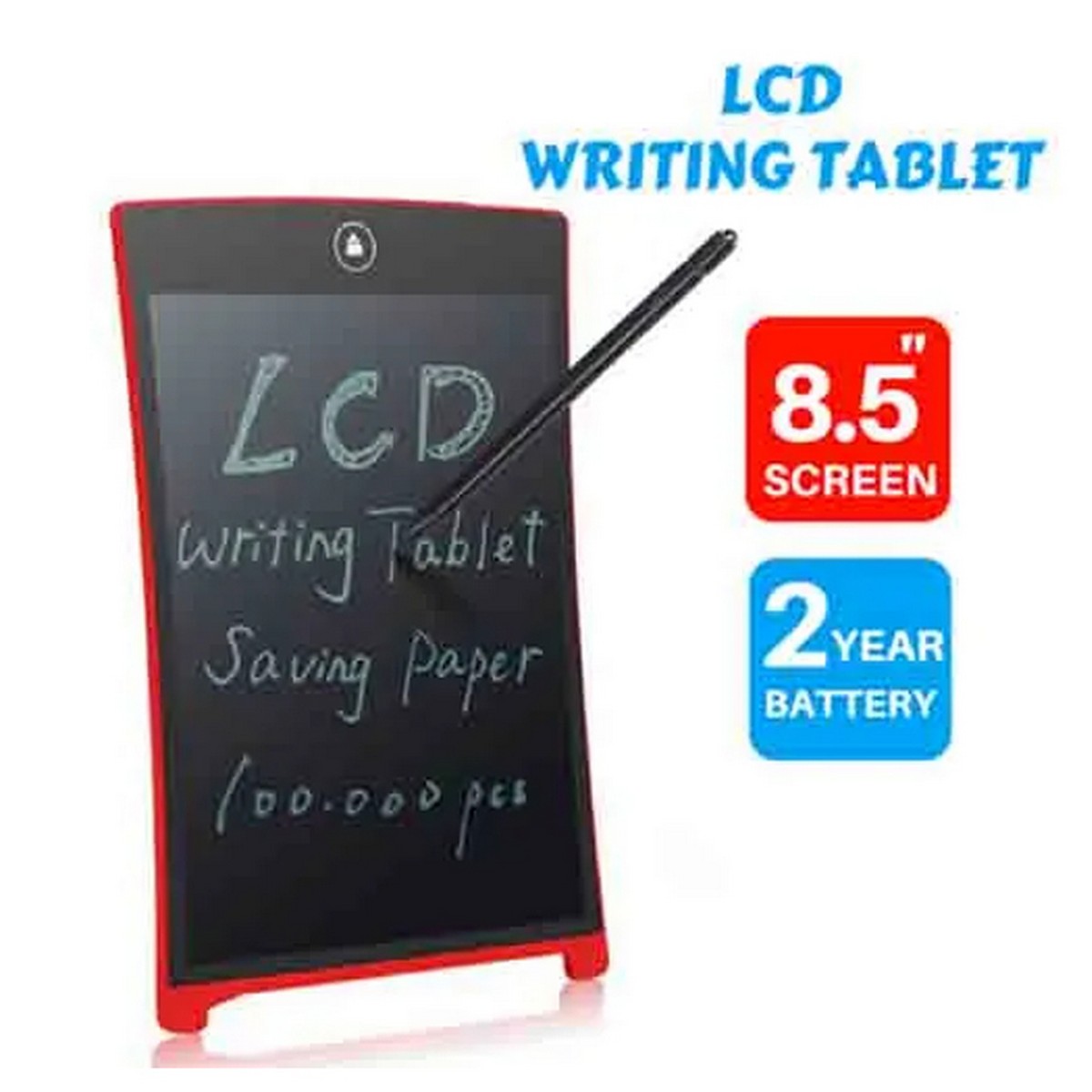 LCD Writing Tablet || 8.5 Inch Screen || Doodle Writing Pad For Kids || Erasable Digital Drawing Pad | Best Gift For Kids | Educational Learning Toy Writing Tablet for Kids 8.5 Inch || Drawing Board Doodle Board Writing Pad