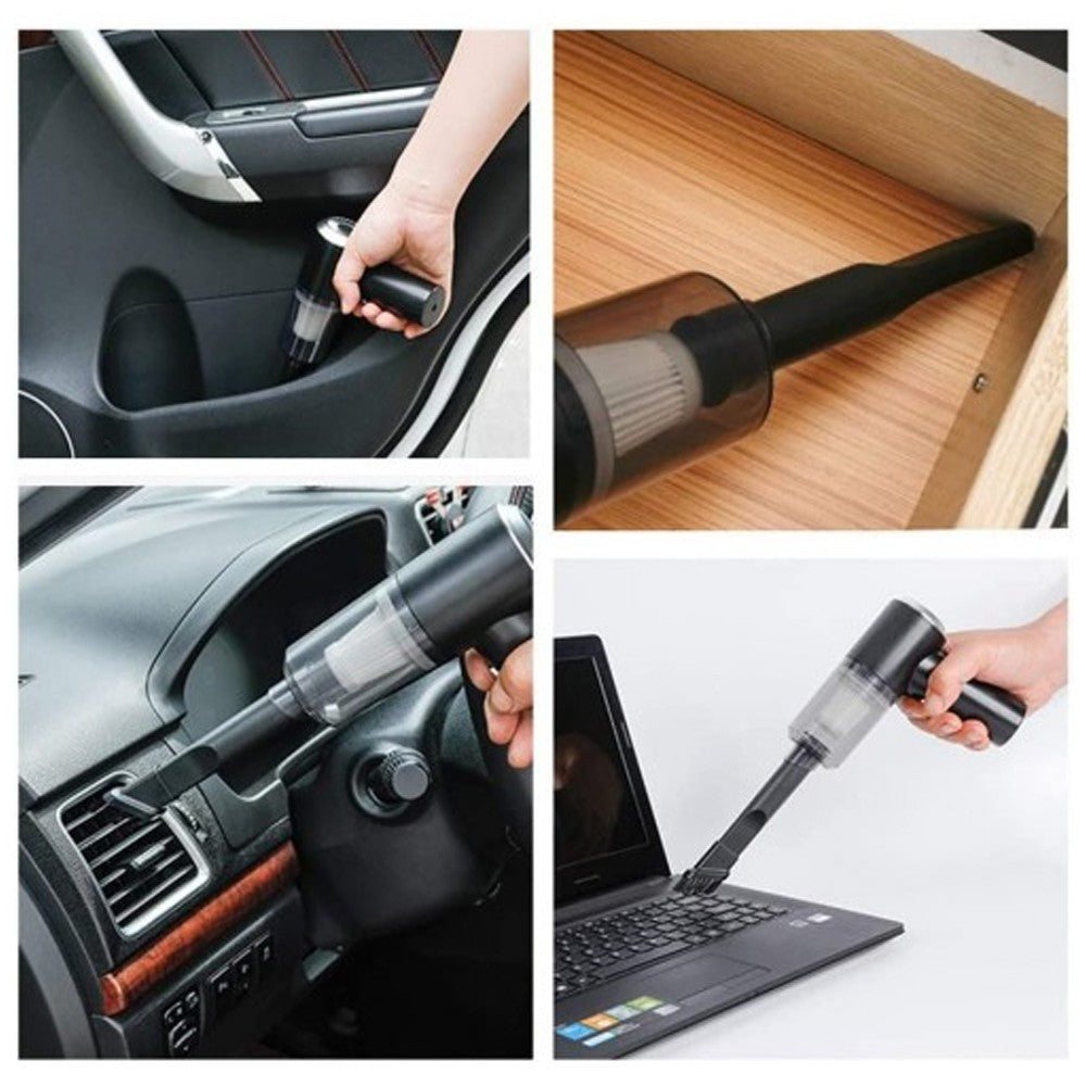 Car Vacuum Cleaner Usb Wireless Household Car Office Use Mini Portable Sweeper Vacuum Ashtray Nail Dust Cleaning Machine (Rechargeable)