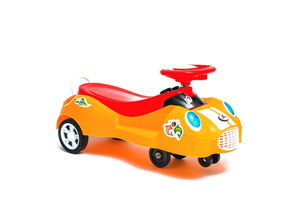 Dolphin Ride – Push car – Baby car – Kids car – Kids pushing car – Baby manual car with back support