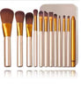 Naked Tin - 12 Pcs Professional Makeup Brush Cosmetic Beauty Make Up Brush Set