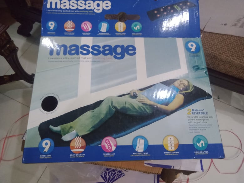 MASSAGE BODY Massager, Bed Mattress of 9 Motor and 9 Soothing Heat