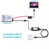 SATA/PATA/IDE Drive to USB 2.0 Adapter Converter Cable For Hard Drive Disk HDD 2.5" 3.5" With External AC Power Adapter