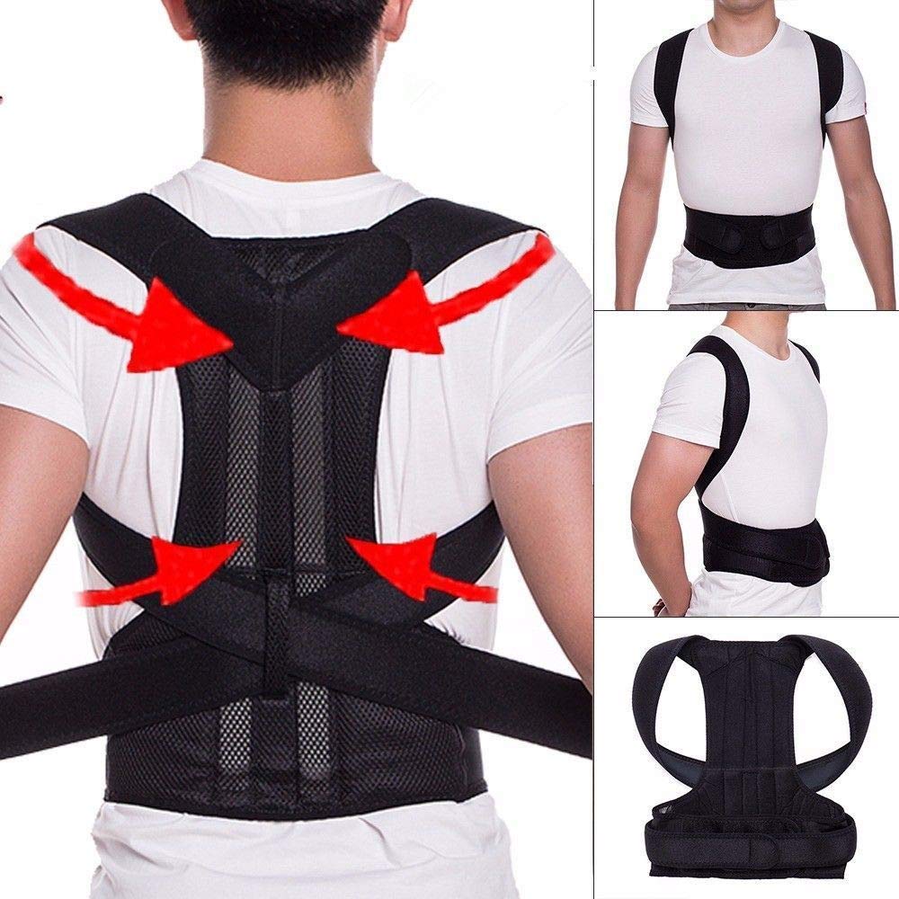 Posture Corrector Correction Aluminum Plate Back Belt Lower Back Pain Orthopedic Brace Shoulder Back Support Belt (Copy) (Copy)