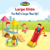 Kids Baby Slide 3 Step Model 502 Large Slide Indoor & outdoor Slide 90cm Salein.pk