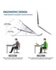 Aluminum Laptop Stand, Tablet Stand, Adjustable Laptop Stands, Ergonomic Foldable Portable Desktop Holder