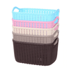 Pack of 5 - Estillo Multipurpose Vanity Shelf Storage Basket - (Four Different Sizes) - Storage Basket - Mini Storage Basket