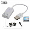 Usb sound card - External USB 2.0 Stereo Jack Audio Sound Card - Audio sound Card - Laptop usb sound card