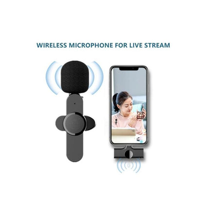 Wireless K02  Live-Stream Microphone - Microphone - Live Stream Mic stand - Mice stand - Mic - Live Stream Microphone