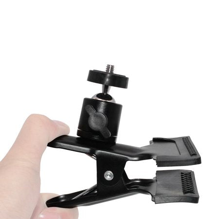 Metal Mount-Desk Clip Clamp Holder Tripod Ball Head Mount with 1/4-inch Screw