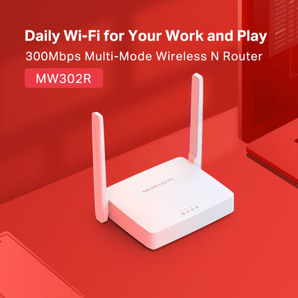 Mercusys MW302R, 300Mbps Multi-Mode Wireless N Router