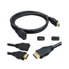 Hdmi Male to female extension 0.3m - Hdmi male to female extension - Hdmi extension 0.3 meter