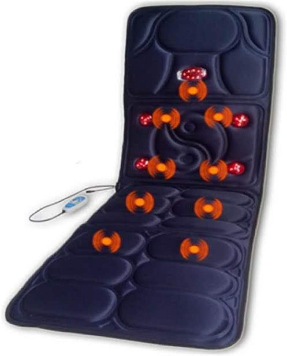 Full Body Massager - Heat Massage Bed Mattress Sofa Mat Cushion - 9 Motor massage High Quality