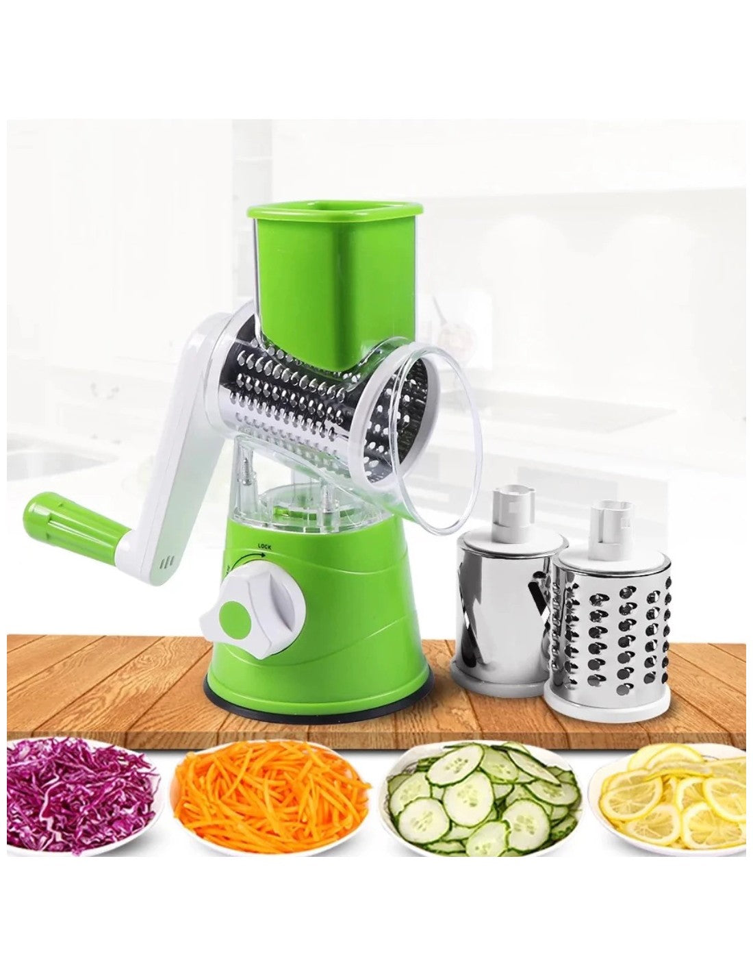 Manual Vegetable Cutter Slicer Multifunctional Round Slicer Gadget Multifunction Kitchen Gadget Food Processor Blender Cutter