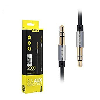 REMAX RL-L200 3.5mm Aux Audio Cable 2M - Aux cable - Aux audio cable 2 Meter - Aux cable 2 Meter