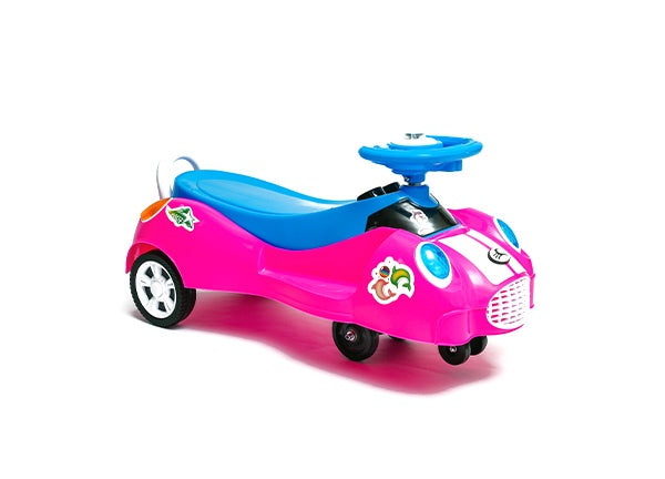 Dolphin ride– Push car – Baby car – Kids car – Kids pushing car – Baby manual car with back support