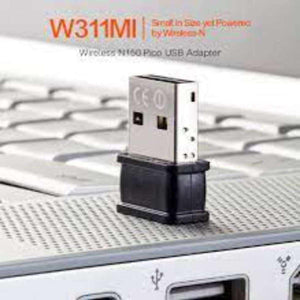 W311MI Adapter Wireless N150 USB Adapter High Gain WIFi USB Catcher Auto Plag & Play All Windows Support Desktop Laptop Support Linex IOS Support High Gain 150Mbps Data Transfer Rate Hi-Tech Technology Tenda 311mi