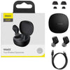 BASEUS NGWM01-01 ENCOK TWIN WIRELESS EARPHONE WITH CHARGING DOCK