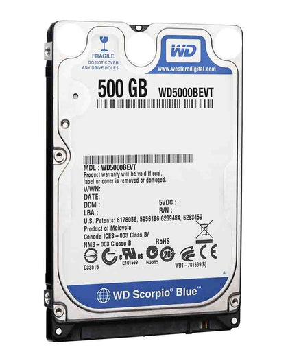 500 GB Laptop Hard Disk Drive