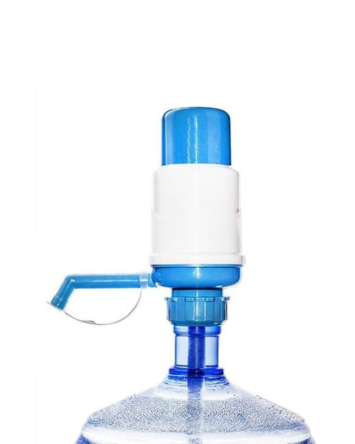 Manual Water Pump For 19 Liter Cans Large - Bottle Water Pump Dispenser - Manual Water Pump Dispenser for 19 liter Water Cans Large - Blue & White