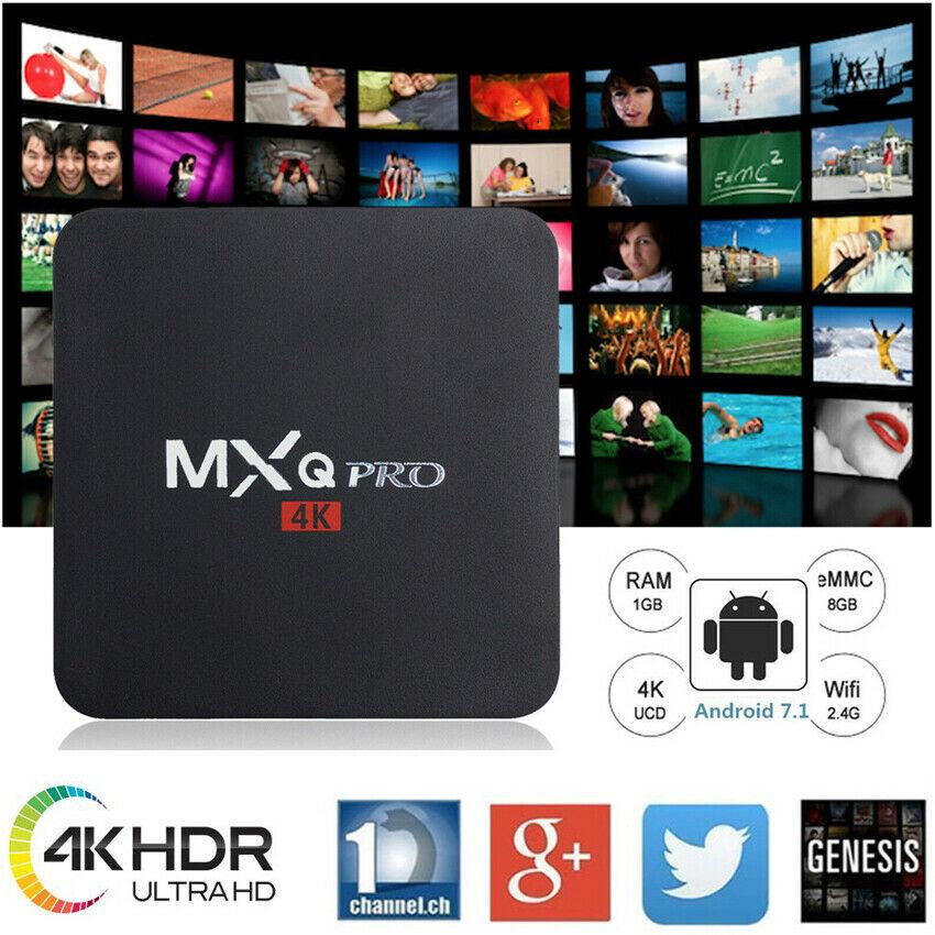 Android Smart TV Box X96Q Mini Quad Core 4G+64G 4K Android 10V MiraCast