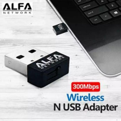 W102 Alfa Wireless N Adapter 150mbps (Original) - W102 Alfa Wireless N Adapter 150mbps - Alfa Wireless - Alfa WiFi USB Adapter W102 Alfa Wireless N Adapter 150mbps High Range WIFI USB Signal Catcher