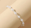 White Stone Pearl Ladies Bracelet For Women