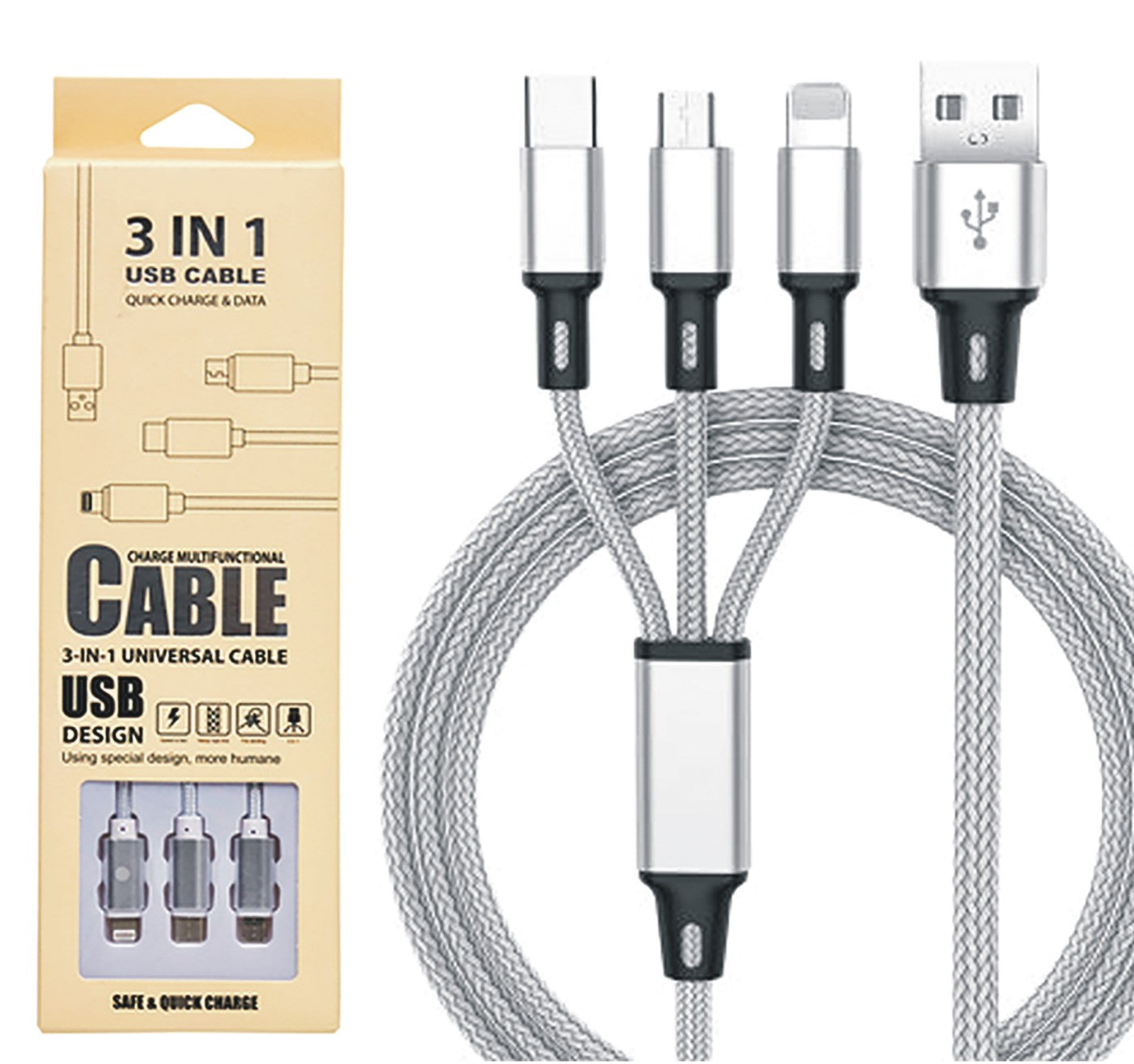 Usb cable 3 in 1