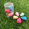 Pack Of 5 Mini Makeup Blender Sponge Makeup Sponge Foundation Cosmetic Puff Sponge Cosmetic Blender Blending Powder Smooth Make Up Sponge