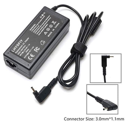 ACER Chromebook Laptop Charger 19V 65w Tip Size: 3.0 x 1.0mm