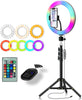 SPEED-X 26CM 26COLOR RGB RING LIGHT WITH REMOTE