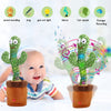 Dancing Cactus with RECORDING, Plush Funny Electronic Shaking Cactus Singing Dancing Cactus Twisting Cactus Cute Plush Toy Education Toy Plush Toy with upto 10 Songs for Home Decoration and Children Playing Birthday Gift Kids Toy