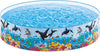 Intex 8ft X 18inch Snapset Swimming Pool for Kids with Whales & Dolphins Design 8 Feet