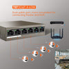 Tenda 6 Port Fast Ethernet PoE Switch | 4 PoE Ports