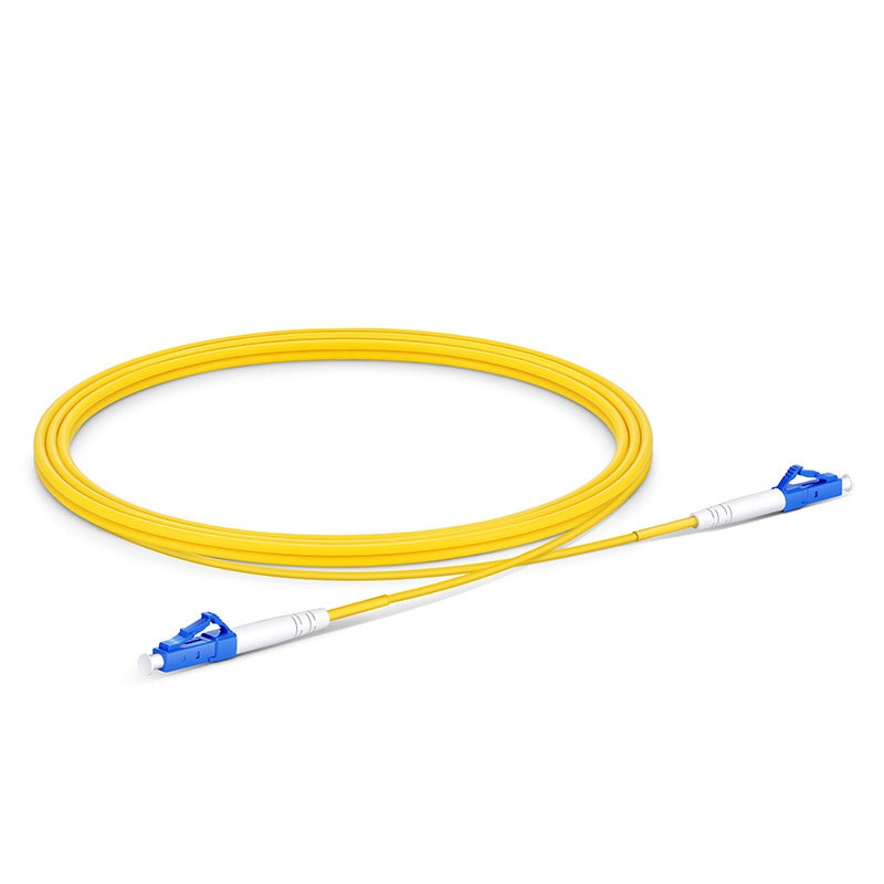 LC UPC to LC UPC Simplex OS2 Single Mode PVC (OFNR) 2.0mm Fiber Optic Patch Cable - Patch cable - Fiber Optic Patch Cable