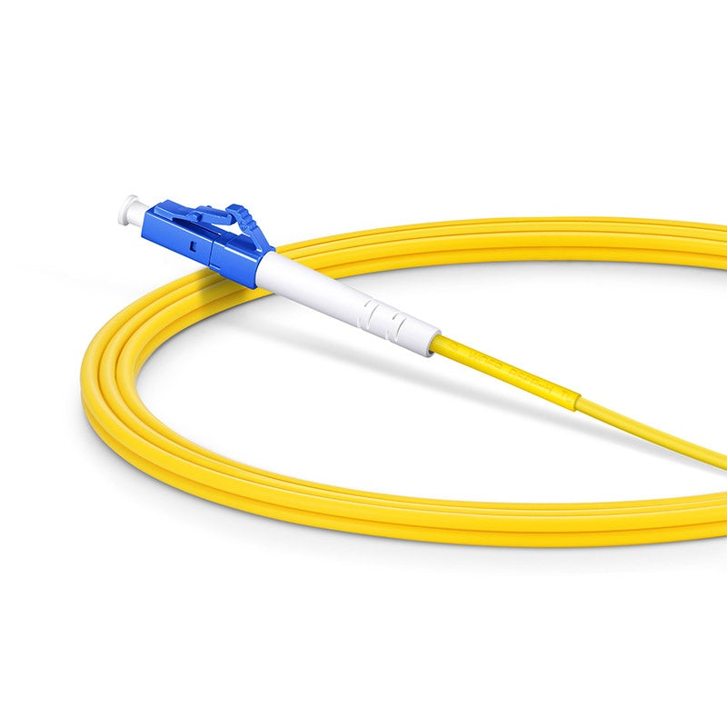 LC UPC to LC UPC Simplex OS2 Single Mode PVC (OFNR) 2.0mm Fiber Optic Patch Cable - Patch cable - Fiber Optic Patch Cable