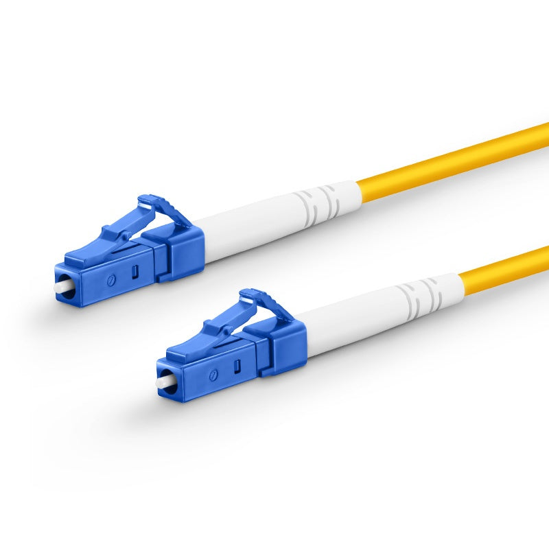 LC UPC to LC UPC Simplex OS2 Single Mode PVC (OFNR) 2.0mm Fiber Optic Patch Cable - Patch cable - Fiber Optic Patch Cable