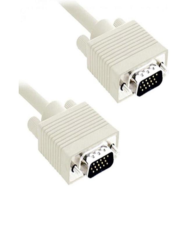 Vga Cable Male To Male OD 8MM 10m - VGA Cable - VGA Cable Male to Male - VGA Cable Male to Male 10 M