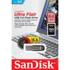 SanDisk Ultra Flair USB 3.0 Flash Drive 64GB - Sandisk - 64GB - Ultra Flairs - USB 3.0 - Upto 150mb/s - Silver And Black - Usb 64Gb - Usb 3.0 64GB - Flash Drive 3.0 - Flash Drive 64 GB