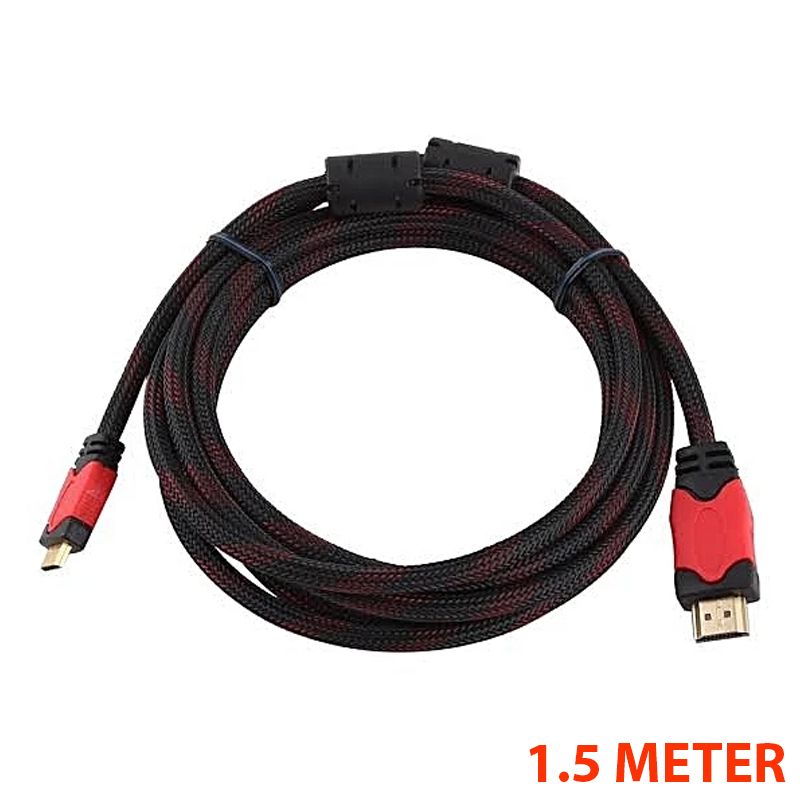 HDMI CABLE CCS WITH MESH Round 1.5 METER