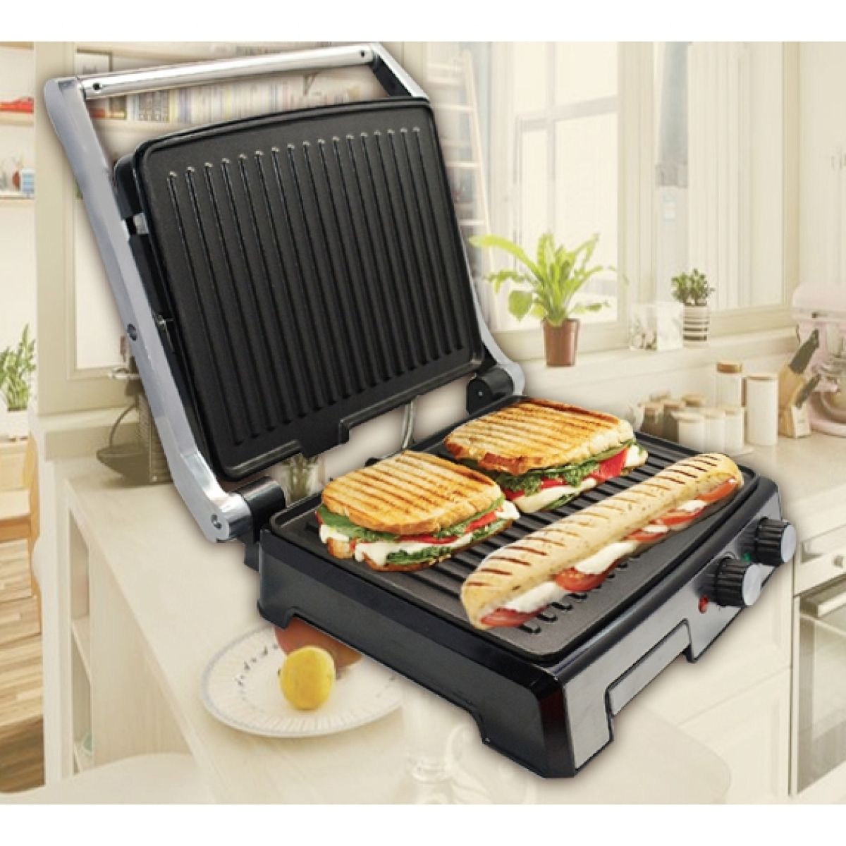 Professional Panini Grill / Panini Press Machine / Electric Sandwich Maker / Grill Maker