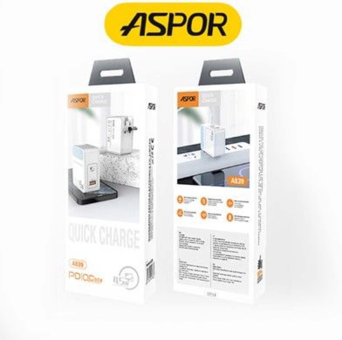 ASPOR A839 45W FAST PD CHARGER