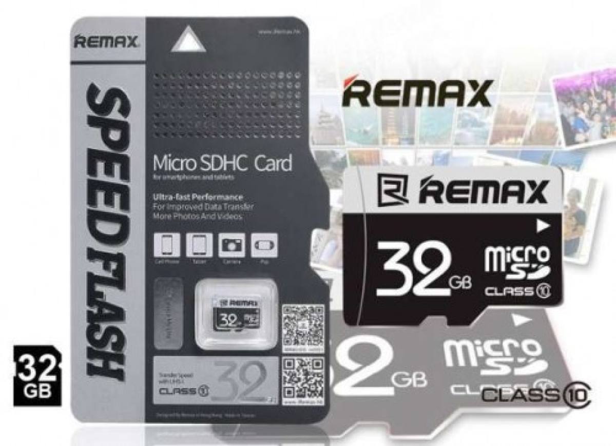 Remax C-Series Micro SD 32GB Memory Card C10(3.0) - Remax Micro SD Card 32GB / Remax C-Series Micro SD 32GB Memory Card C10(3.0) / 32 GB Memory Car Remax - Memory Card 32GB