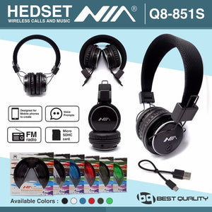 NIA Q8-851S BLUETOOTH WIRLESS HEADPHONE