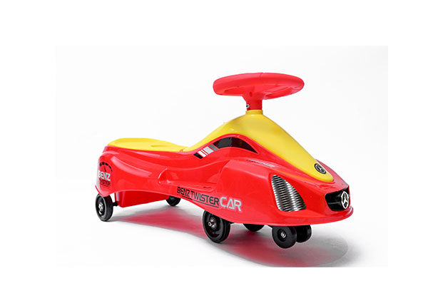 Benz Twister -Kids Pushing Car - Manual Car With Back Support - Kids Push Car With Light and Music - Baby Car