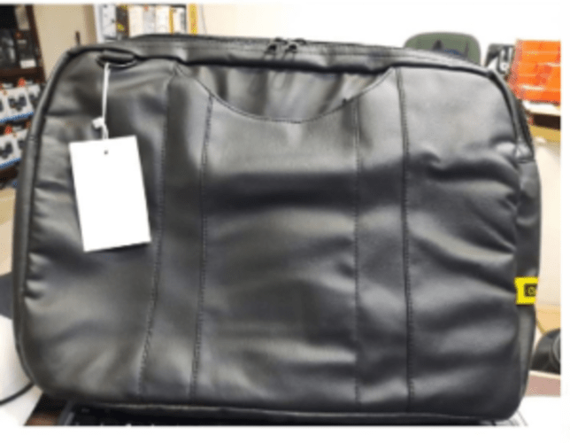 15.6-inch Single Shoulder Laptop Bag Black Lather ET05 - Laptop bag - Single shoulder laptop bag - Laptop single shoulder bag